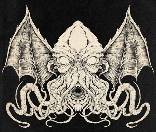 Cthulhu snarling