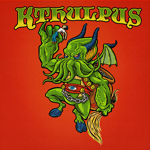 A mashup of Krampus and Cthulhu called Kthulpus