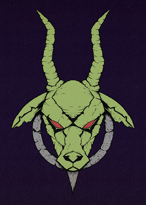An iconic Goat head